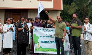 STG College Observes World Environment Day with a 5-Kilometre Awareness Walkathon
